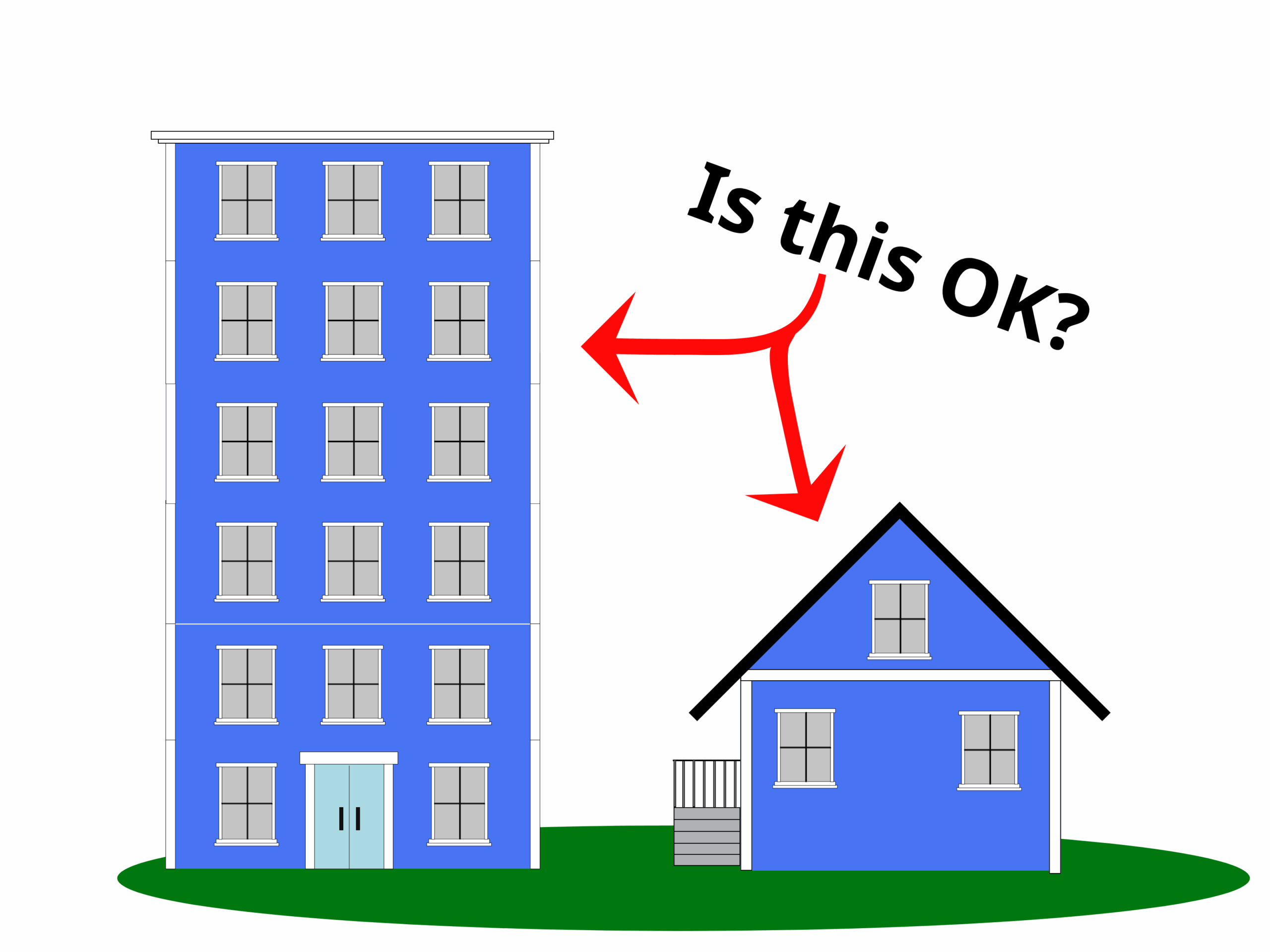 The Density Debate is about Values